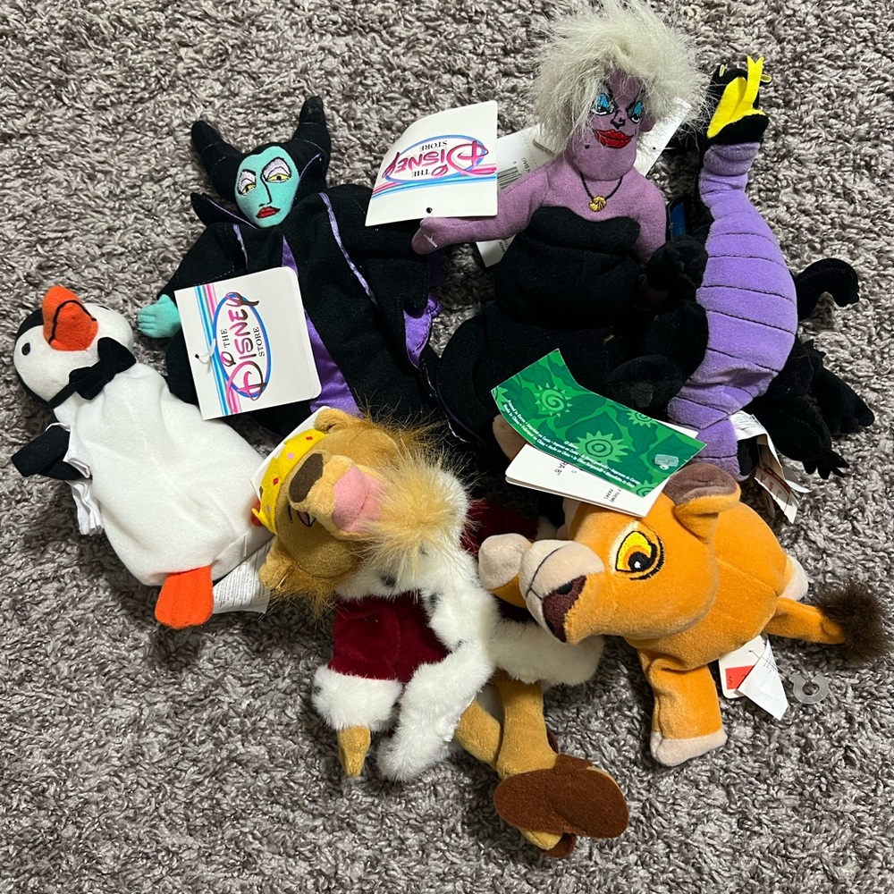 Disney small stuffed animal lot